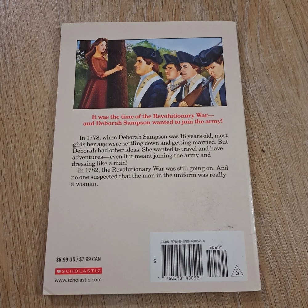 Scholastic Paperback Edition 'The Secret Soldier: The Story of Deborah Sampson'